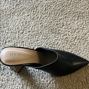 Alfani Black Pointed-Toe Mules